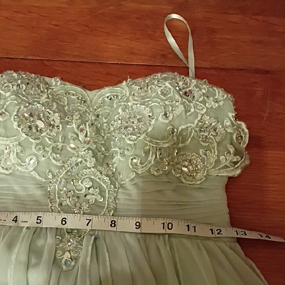 Fairy Core! My Michelle Strapless Dress with Sequins /Embellishments. Size 13. - Picture 8 of 10